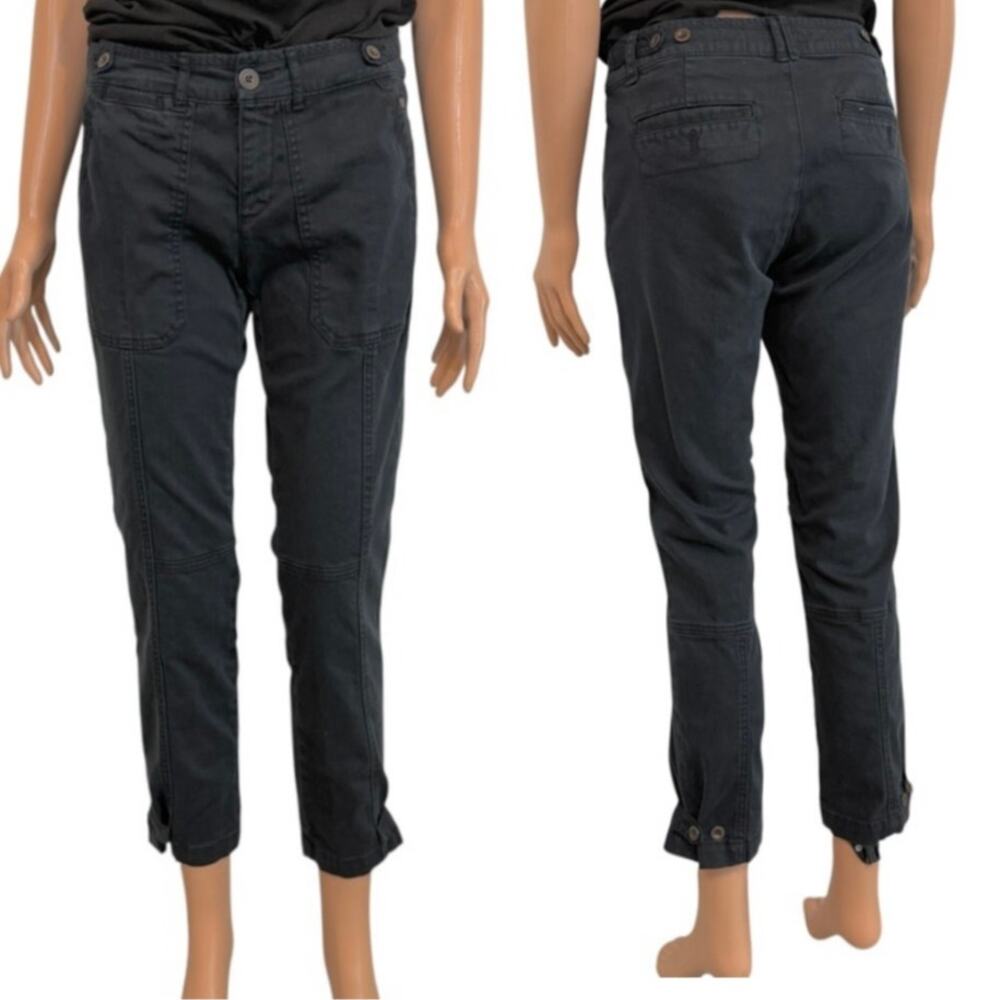 Pilcro and the Letterpress 27 fit / Hyphen chino pant waist and hem tabs P3 2682 - Picture 12 of 12